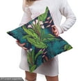 thumbnail image 5 of Ambesonne Leaf Fabric by the Yard Upholstery, Tropical Jungle Pattern, 1 Yard, Multicolor, 5 of 5