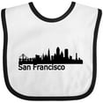 thumbnail image 3 of Inktastic San Francisco Skyline Boys or Girls Baby Bib, 3 of 4