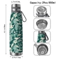 thumbnail image 3 of 29oz Insulated Water Bottle with Tea Infuser, Stainless Steel Travel Mug, Camouflage Print, 3 of 6