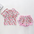 thumbnail image 2 of MuXiKeJi Clothes Girls Summer Swimsuit Color Block Padded Adjustable Strap Tankini Ruched Swimwear Set Two Piece Beach Bathing Suit, 2 of 9