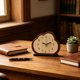 thumbnail image 4 of Cloud Shaped Wooden Desk Clock Silent Non Ticking Minimal Table Clock With Stand For Youth Bedroom Bedroom Office Home Decor, 4 of 6