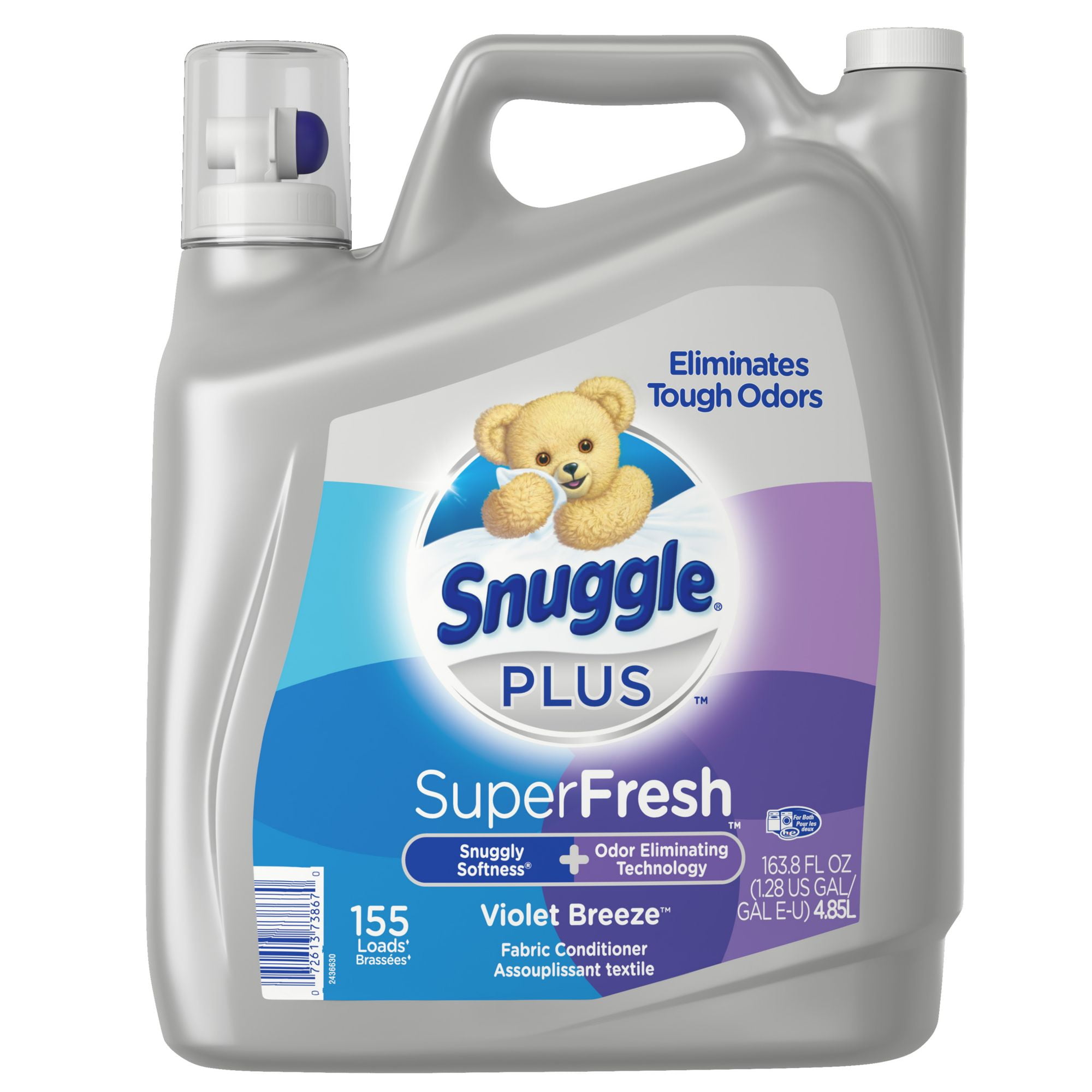 Snuggle Plus Super Fresh Violet Breeze Liquid Fabric Softener 164 fl