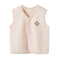 thumbnail image 5 of Usaibhir Infant Baby Toddler Vest Warm Sleeveless Jacket Spring Winter Boys Girls Waistcoat for 3-4Y Gray, 5 of 8