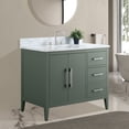 thumbnail image 2 of Vanity Art 42" Single Sink Bathroom Vanity Cabinet with Ceramic Countertop, 2 of 9