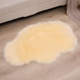 thumbnail image 3 of Boreal Craft Imitation Wool Carpet Living Room Shag Carpet Oval Bedroom Machine Washable Floor Mat Area Rug for Bedroom Living Room Flannel Blanket Leather Throw Blanket Cute Rug for Bedroom Blanket, 3 of 3