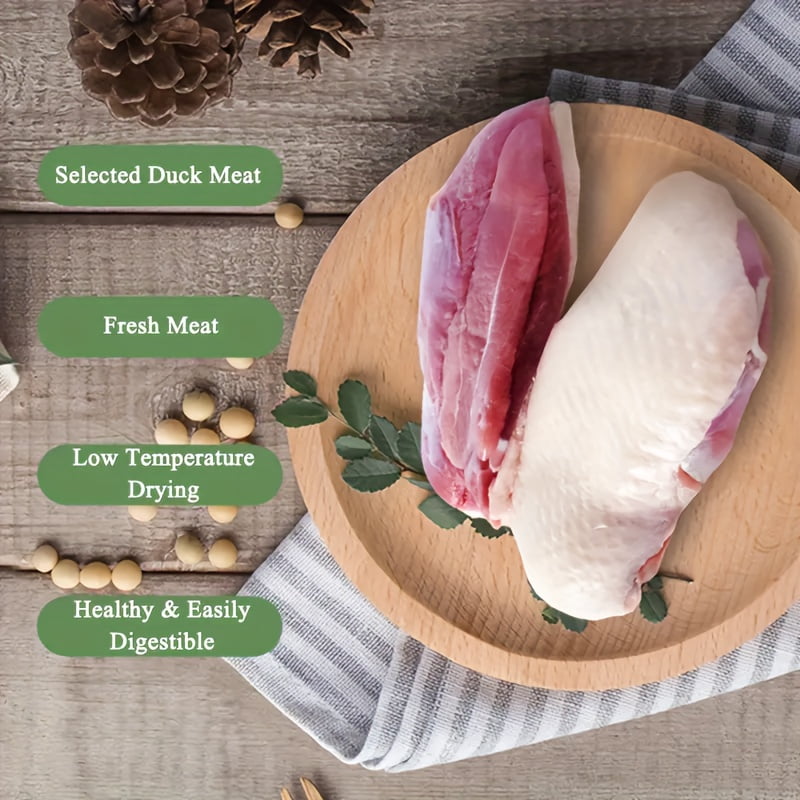 100g/500g(3.53oz/1.1lb)Duck Slices Dog Treats For Small, Medium, & Large Dog, Healthy, Easily Digestible, And High Protein, Training Treats For Dogs