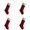 Red-2, variant on 4PC Christmas Stockings Knitted Cable Design, Large Country Rustic Xmas Stocking for Family, Knitted Holiday Indoor Decorations for Fireplace Mantel,18.11 Inch