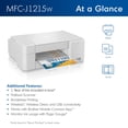thumbnail image 3 of Impresora Brother MFC-J1215W InkInvestment Tank Color Inkjet, 3 of 7
