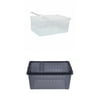 2x Reptile Water Feeding Container Turtle Hatching Box For Reptile Turtle