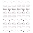 thumbnail image 1 of DIY Strap Buckles Silver 50 Sets 0.9X0.5X0.1In, 1 of 1