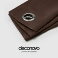 thumbnail image 5 of Deconovo Chocolate Blackout Curtains Thermal Insulated Grommet Curtains for Bedroom 42x95 inch Set of 2, 5 of 5