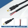 thumbnail image 3 of DC Power Pigtails Cable, 5.5mm x 2.5mm Male Barrel Plug Connector to Bare Wire Open End 100cm for PC Laptop Toys Cellphone Electronic Device, 3 of 6