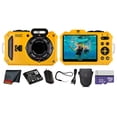 thumbnail image 1 of Kodak PIXPRO WPZ2 Digital Camera (Yellow) (WPZ2YL) + 32GB Card + Case + Cleaning Cloth, 1 of 7