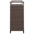 thumbnail image 3 of vidaXL Bar Cart with Drawer Brown 100x45x97 cm Poly Rattan, 3 of 4