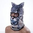 thumbnail image 6 of 3D Cat Ski Balaclava Sheisty Face Mask with Ears,Animal Ski Mask,Cat Shiesty for Music Festivals,Ski,Party Outdoor, 6 of 7