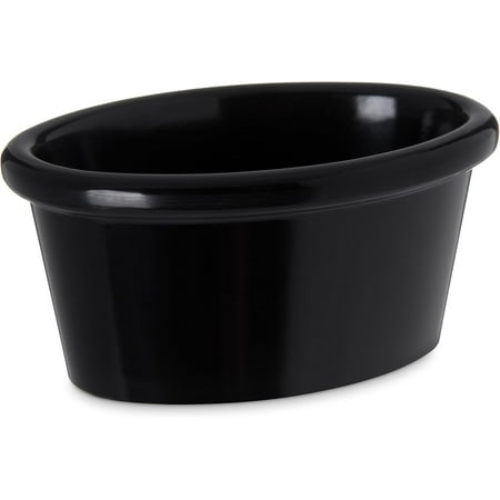 

S31003 Black 2 Oz. Oval Melamine Ramekin (Case Of 48)