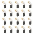 thumbnail image 1 of 20 piezas de escobillas de carbón para motor, repuestos para herramientas eléctricas, amoladora angular, taladro eléctrico y martillo., 1 of 14