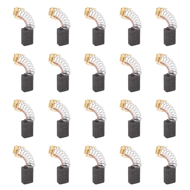 20 piezas de escobillas de carbón para motor, repuestos para herramientas eléctricas, amoladora angular, taladro eléctrico y martillo.