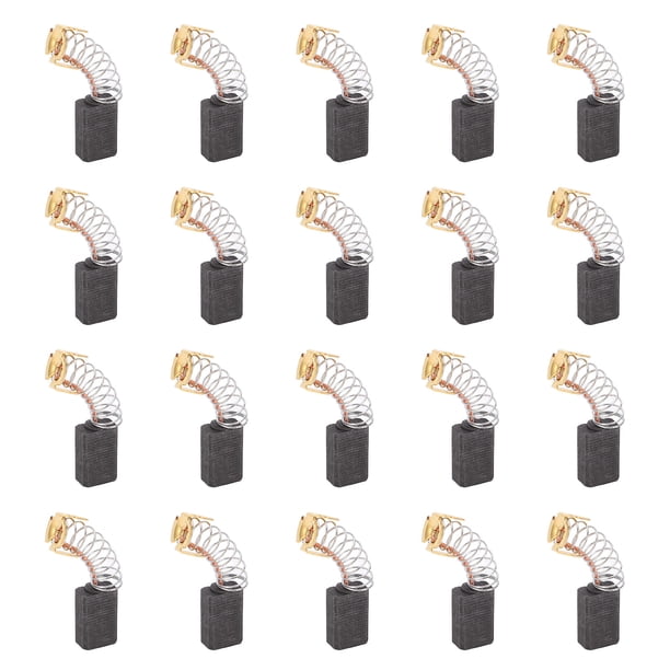 Escobillas de carbón para taladro eléctrico, 20 piezas de escobillas de carbón para motor, escobillas de carbón para motor de repuesto, las mejores de su clase