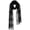 black, variant on Lace Embroidered Long Scarf Elegant Mesh Veil Wrap for Weddings Evening Parties 136x30cm White