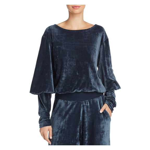JOIE $178 Womens New Blue Crew Neck Long Sleeve Casual Top XS B B