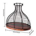 thumbnail image 2 of Metal Wine Cork Holder Wine Stopper Display Vase Farmhouse Ornament Multipurpose Cage Practical Con, 2 of 5