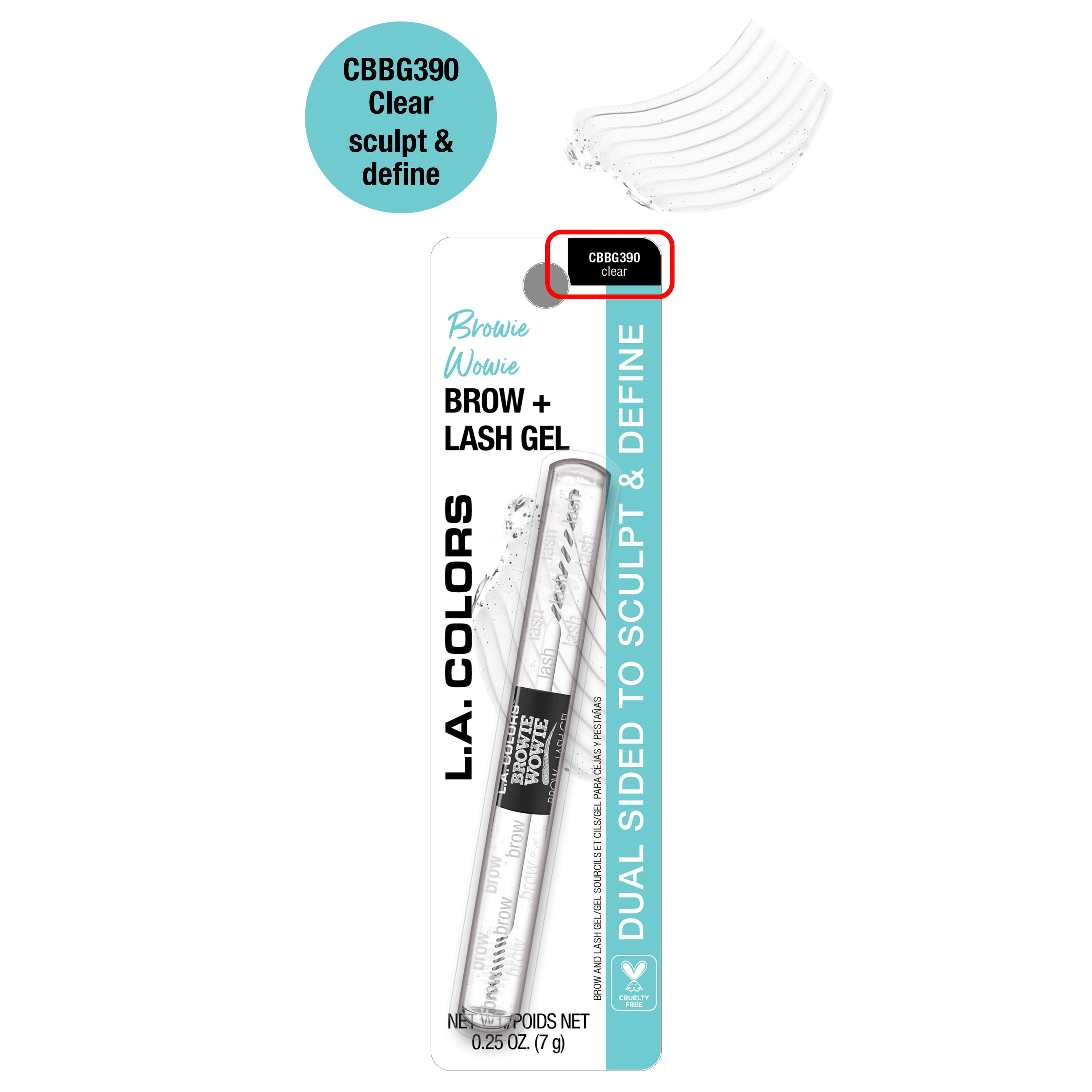 L.A. COLORS Browie Wowie Brow + Lash Gel, 0.25 fl oz