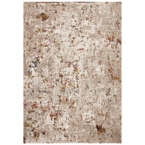 SAFAVIEH Limitee Petrina Abstract Distressed Area Rug, Beige, 5'1" x 7'6"