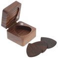 thumbnail image 4 of 1 Set Multipurpose Wooden Guitar Pick Electric Folk Guitar Pick Boxed Plectrum, 4 of 9