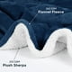 thumbnail image 3 of Colcha Utopia Sherpa King, tamaño king, 230 x 260 cm, azul marino, 3 of 7