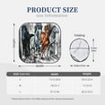 thumbnail image 3 of Saiise Four Running Horses for Foldable Car Sun Shades (2-Pack) Offer Sun Protection with an Easy-fold Design for Convenient Windshield Shading-Medium, 3 of 6