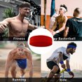 thumbnail image 5 of 4pcs Sports elastic protective headband Knitted headband towel material Yoga headband Breathable and sweat-absorbent, 5 of 5