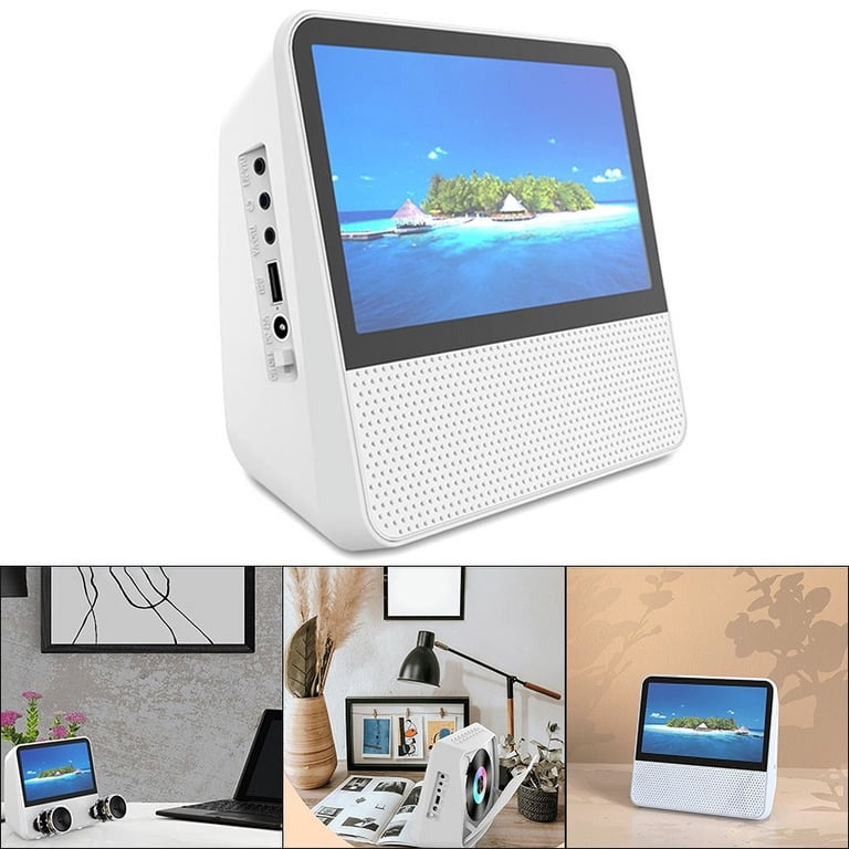 Multifunctional Portable TV with 7-inch 1080P HD Touch Screen