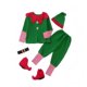 thumbnail image 1 of Disfraz navideño completo para niños y adultos | Disfraz de Papá Noel con vestido, gorro, cinturón, orejas y calcetines | Ideal para juegos de rol unisex, espectáculos navideños, fiestas y accesorios, 1 of 5