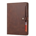 thumbnail image 4 of Dteck iPad 9th/8th/7th Generation 10.2 Inch Case 2021/2020/2019, Premium Front Pocket Leather Business Folio Stand Cover with Built-in Pencil Holder Auto Wake Sleep for iPad 10.2", Coffee, 4 of 5