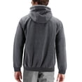 thumbnail image 2 of Men's Classic Athletic Drawstring Fleece Sport Gym Sweater Pullover Hoodie (Charcoal, L), 2 of 3