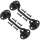thumbnail image 1 of 2 Pieces 3 Inch Stainless Steel Black Wind Hook Thickened Vintage Window Hook Accessories Door And Window Hook, 1 of 5