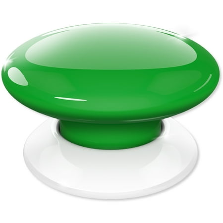 fibaro (fgpb-101-5 us) the button z-wave scene controller, green