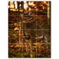 thumbnail image 1 of Picture-Tiles.com: Deer Ceramic Tile Wall Mural WAL500454-34S. 12.75"W x 17"H using (12) 4.25" x 4.25" Ceramic Tiles-Satin Finish, 1 of 3