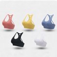 thumbnail image 3 of Femmes Soutien-Gorge de Sport Push Up Femmes Gym Séance d'Entraînement Tops Sport Femmes Sport Réglable, M, Rose Rouge, 3 of 6