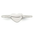 thumbnail image 5 of Sterling Silver Polished Heart Ring, 5 of 6