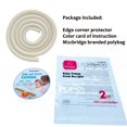 thumbnail image 3 of Protectores de Bordes para Muebles M2cbridge en Forma de U 2m Blanco Roto, 3 of 6