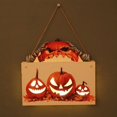 thumbnail image 1 of Halloween Hanging Sign Spooky Fun Atmosphere Door Plaques for Front Door Yard, 1 of 6