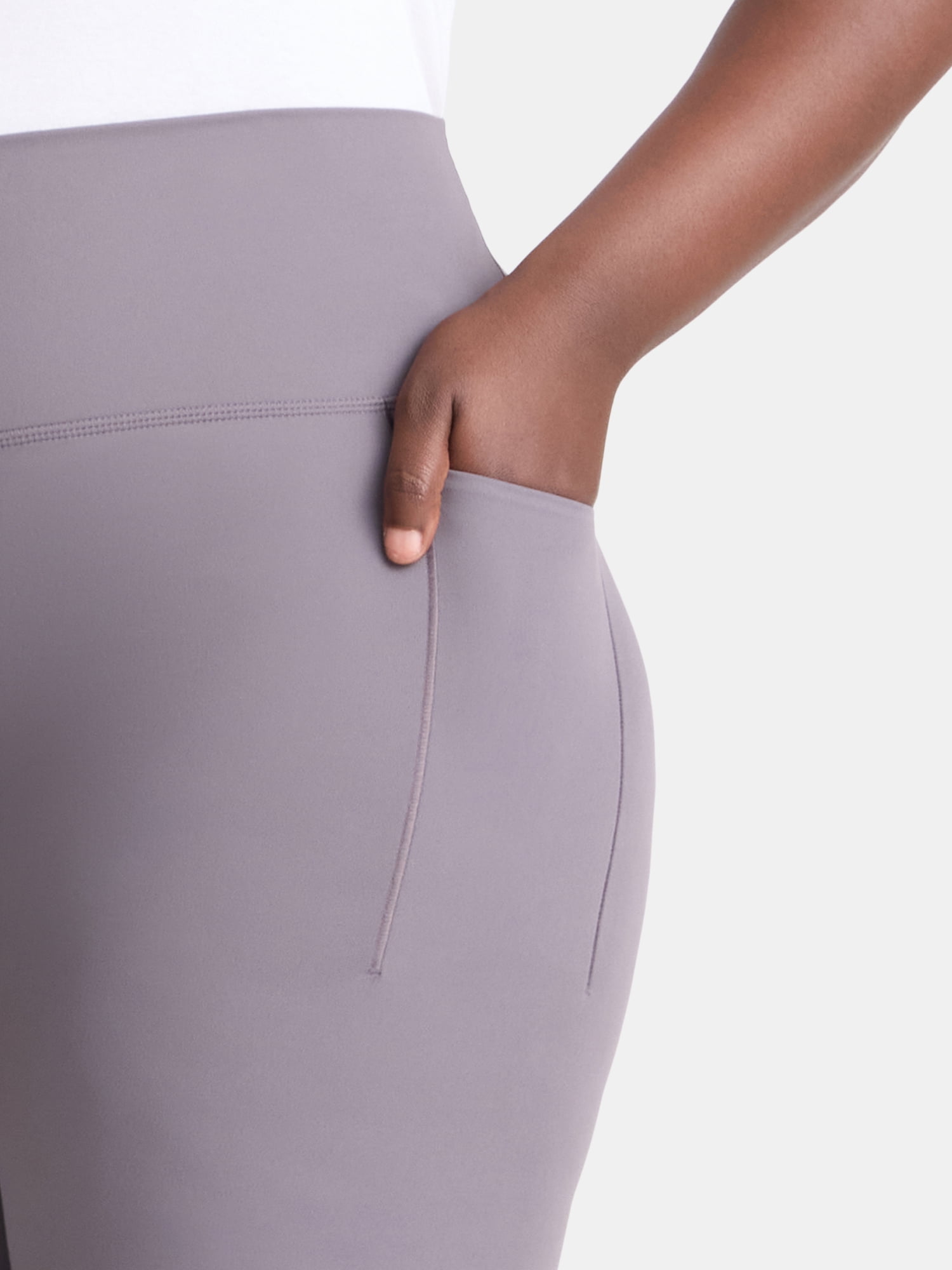 Avia Women's and Women's Plus SoftSculpt High Rise Leggings 25" with Pockets, Sizes XS-4X