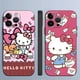 thumbnail image 4 of Funda de teléfono de dibujos animados Hello Kitty para iPhone 14, 11, 13, 12 Pro Max, XR, X, XS, 8, 7, 6, 6S Plus, MINI funda de silicona, 4 of 5