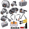thumbnail image 3 of 32Pcs Power Function Kit Set Motor Battery Infrared-Remote-Control Receiver Train Adjustable Speed ​​Motor Parts, Motor Power Change Parts Compatible with mainbrands Technic-Parts, 3 of 3