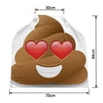 thumbnail image 2 of ECZJNT Pile Of Poo Heart Emoji Icon Object Symbol Nursing Cover Baby Breastfeeding Infant Feeding Cover Baby Car Seat Cover, 2 of 2
