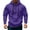 Purple, variant on FDGIU Men's 2025 Workout Hoodie - Fleece Thermal Lined Pullover with Pockets, Gym Sweatshirt Hoodie