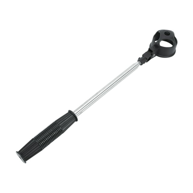 Recogedor de pelotas de golf telescópico con mango retráctil de acero inoxidable