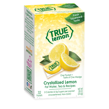 Pack of 12, True Lemon Crystallized Lemon, 0.9 oz